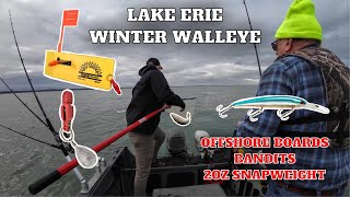 Lake Erie Walleye  How to use Offshore Boards and Snapweights