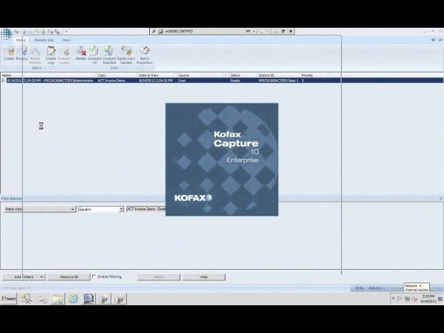 Kofax Capture 10 with Advanced Capture Email Import Connector