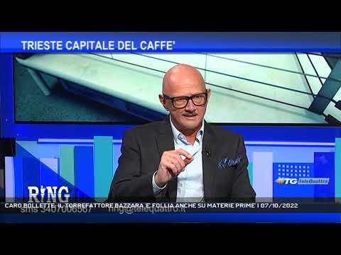 CARO BOLLETTE: IL TORREFATTORE BAZZARA 'E' FOLLIA ANCHE SU MATERIE PRIME' | 07/10/2022