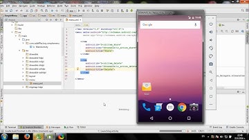 Using ActionBar Menu in Android Studio