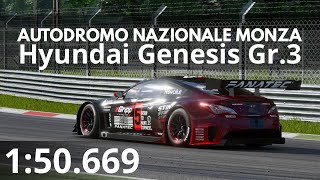 1:50.669 AT MONZA! 🏁 | HYUNDAI GENESIS GR.3 | GT7 DAILY RACE B