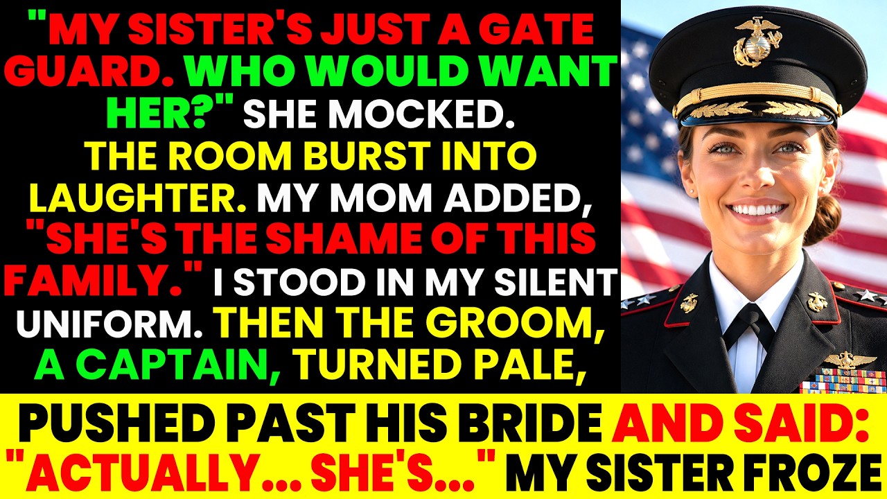 The ballroom erupted in laughter when my mother grabbed the microphone and called me “the disgrace of this family.” My sister, the bride, stood in the spotlight and told everyone I was just a...