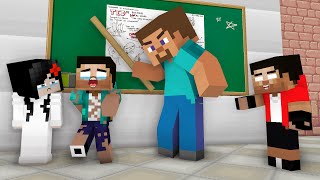 MONSTER SCHOOL : RICH AND POOR STUDENT , SAD STORY - MINECRAFT ANIMATION