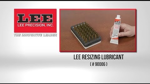 90006 Lee Resizing Lubricant
