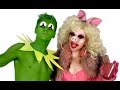 Kermit and Miss Piggy with Willam and Trixie!