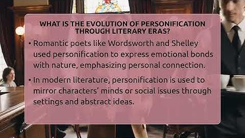 What Is The Evolution Of Personification Through Literary Eras? - The Prose Path