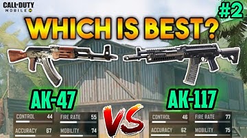 Call Of Duty Mobile : AK-47 vs AK-117 #2 (which is best gun?) #part2 Assault Rifle