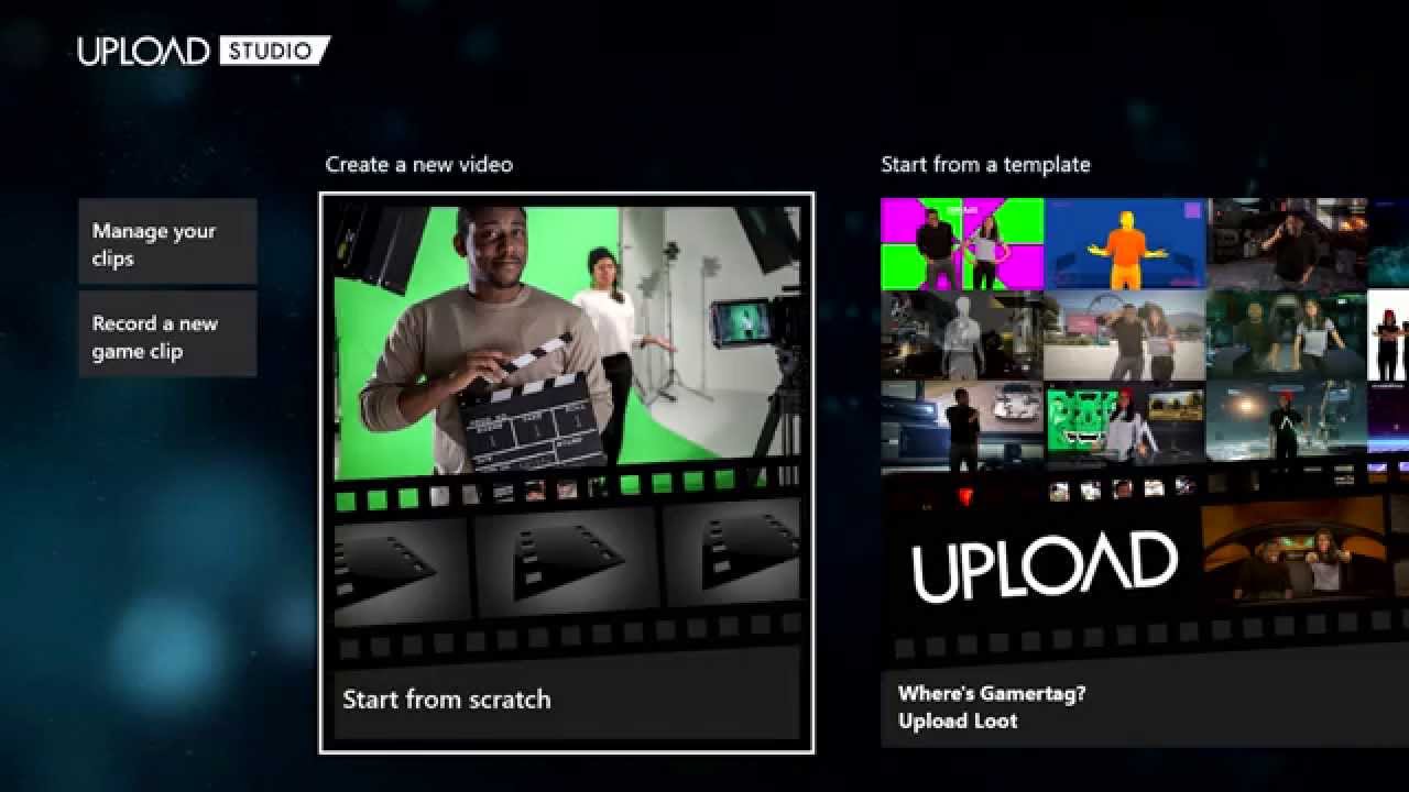 Upload Studio Update for Xbox One