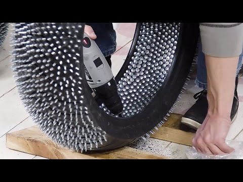 Шиповка Мото Резины - How To Spike Moto Tire