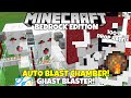 Minecraft Bedrock: Automatic Ghast BLAST CHAMBER! Block Breaker For Farms! MCPE Xbox PC Ps4