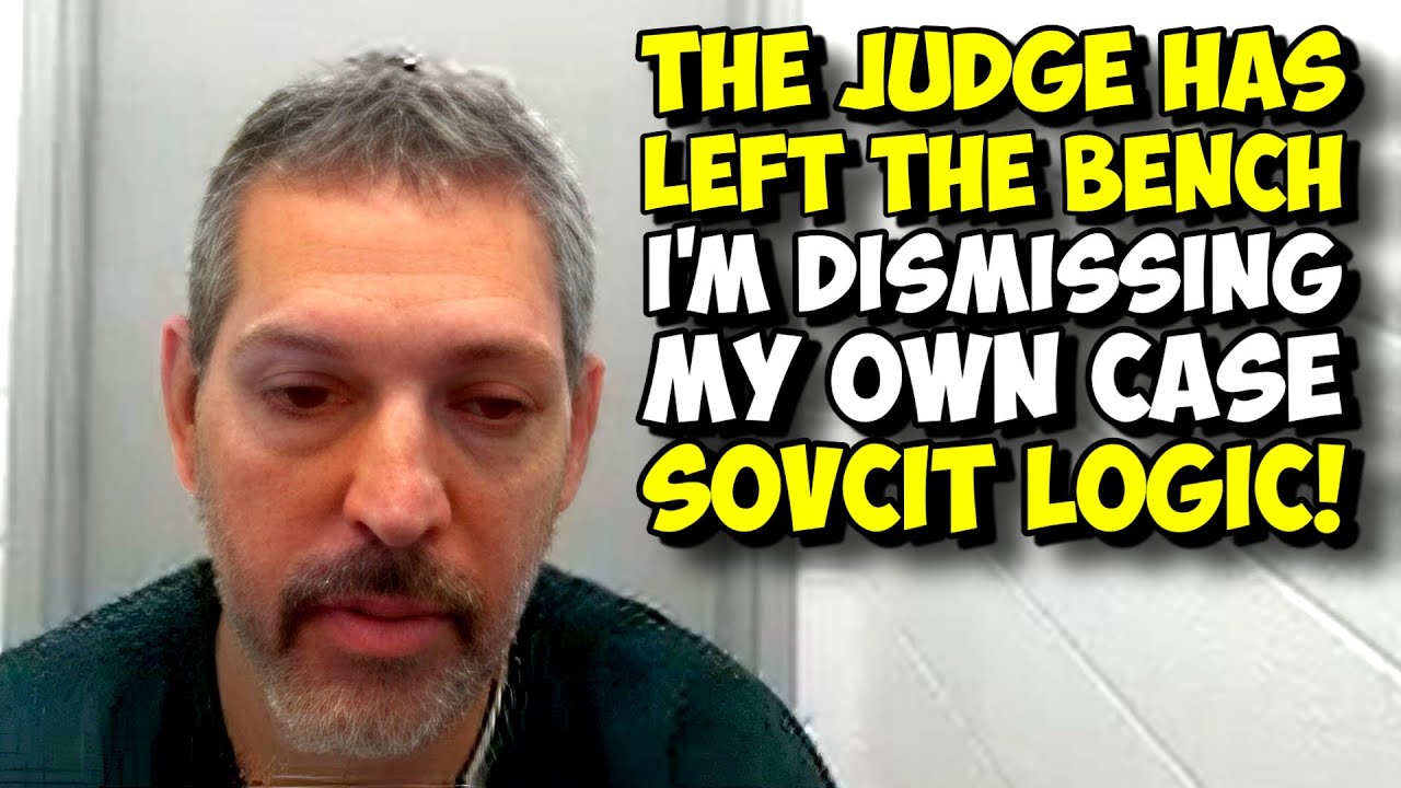 HE'S BACK!!! Sovereign Citizen Returns And DISMISSES His Own Case!!! SovCit FAIL!!!