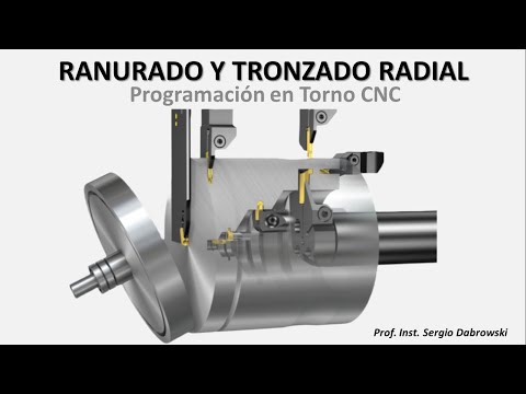 Programación de CNC, Como programar tronzado y ranurado simple en ISO básico. Conceptos y simulación
