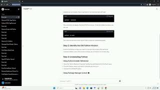 how to remove old python version
