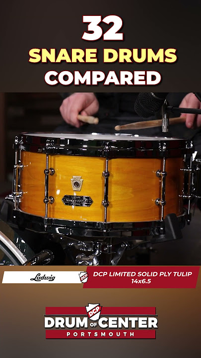 32 Snare Drums Compared! #drums #drummer #snare