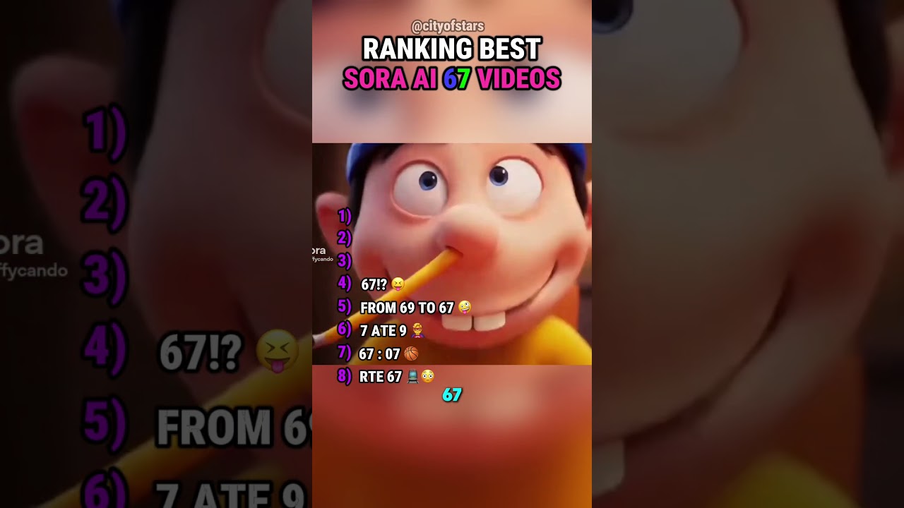 RANKING BEST SORA 67 VIDEOS - YouTube