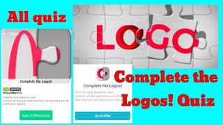 Complete the Logo Quiz| Video-facts|complete the logo quiz