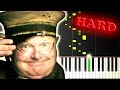 BENNY HILL - YAKETY SAX - Piano Tutorial