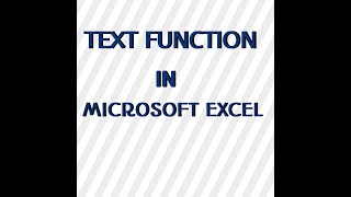 TEXT FUNCTION PART 1