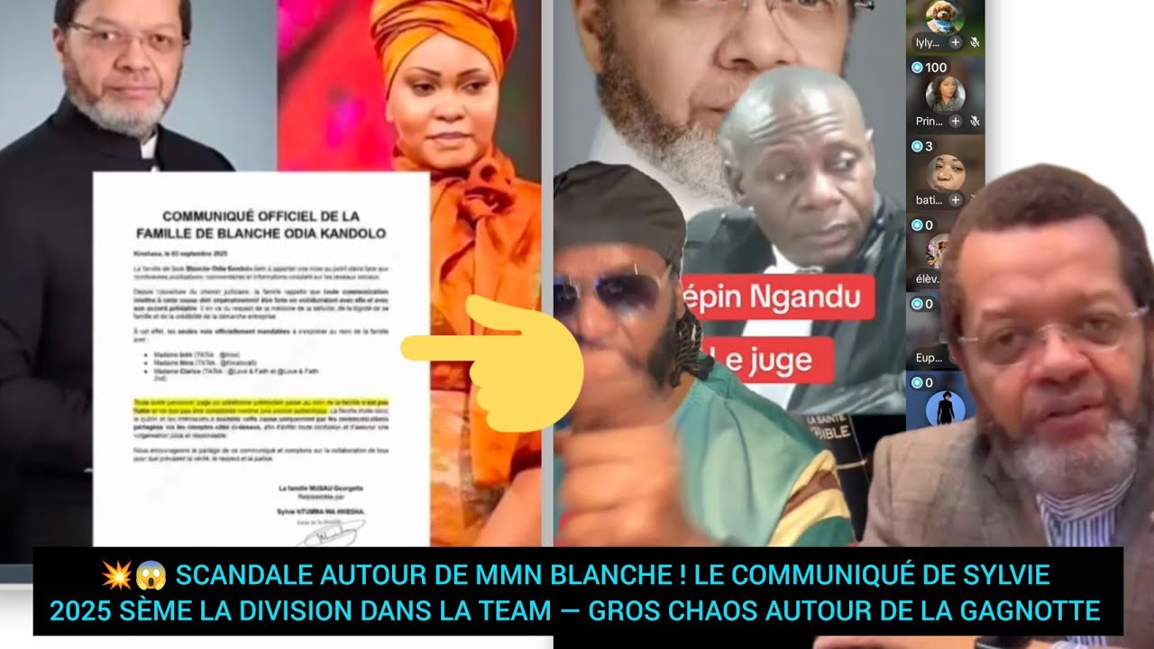 SCANDALE💔AUTOUR DE MMN BLANCHE!LE COMMUNIQUÉ DE SYLVIE 2025 SÈME LA DIVISION DANS LA TEAM—GROS CHAOS