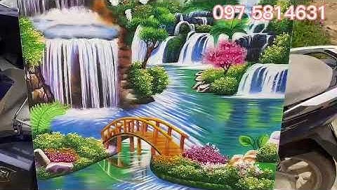 tranh  đá  quý  SƠN THỦY  HỮU  tình  phong  cách  mới  ( zalo  0875814631)
