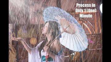 How To Add Rain Effect in your Photo | Photoshop CC Tutorial | Multi Tech