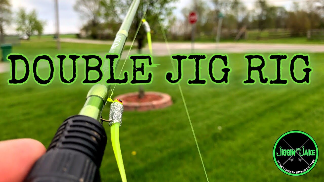 How To Tie a Double Jig Rig (Crappie Fishing) 