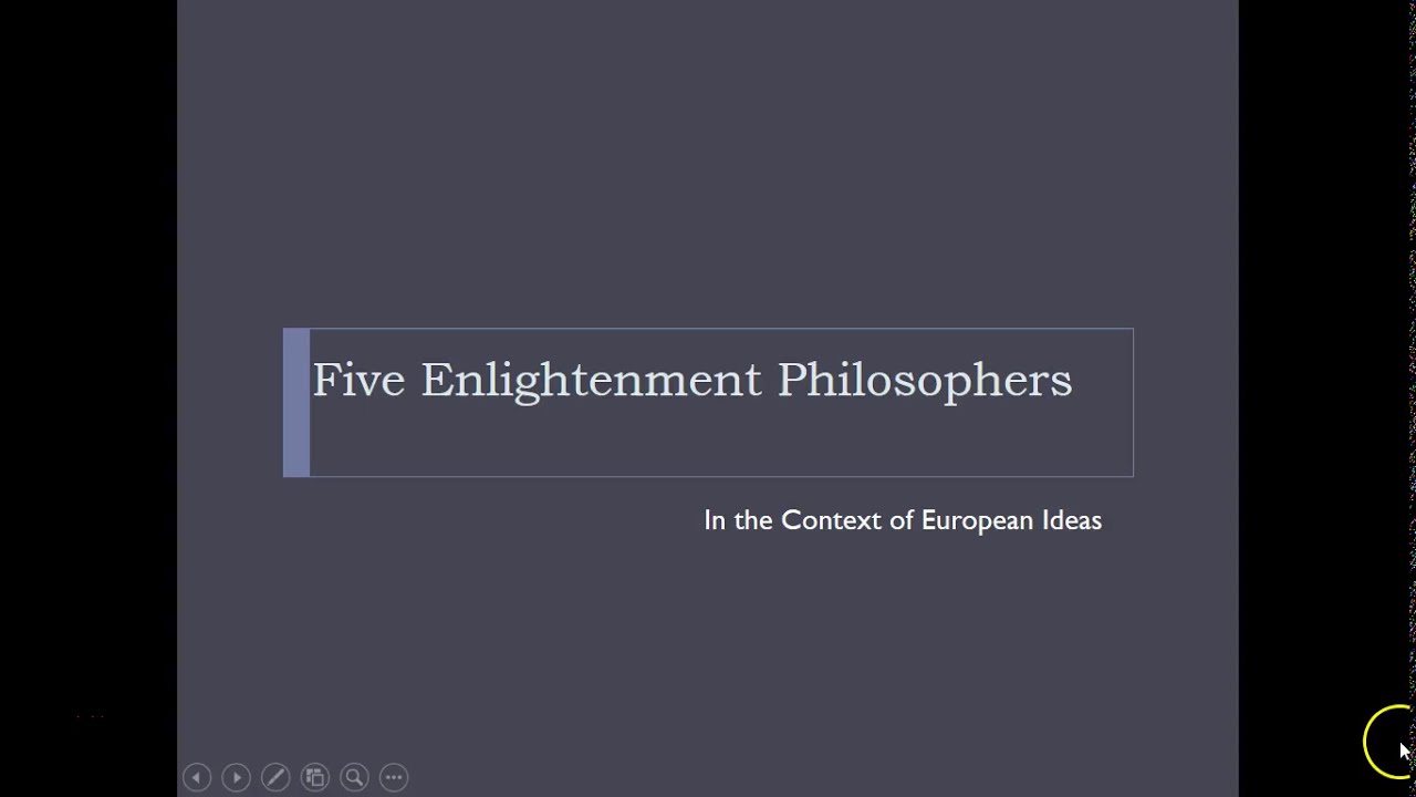 14.0 The Enlightenment
