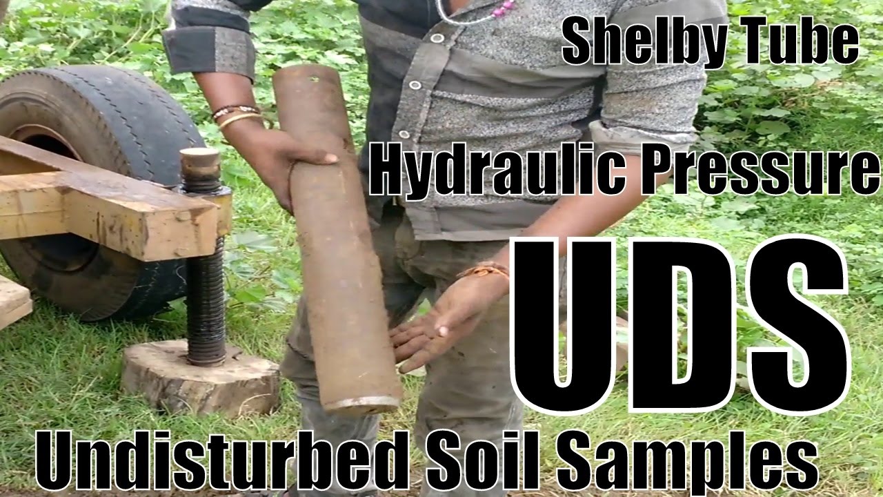 UDS Undisturbed Soil Sample using Hydraulic Pressure for Geo Technical
