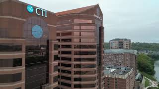 Covington, Kentucky and Cincinnati, Ohio | 4K Aerial Drone View