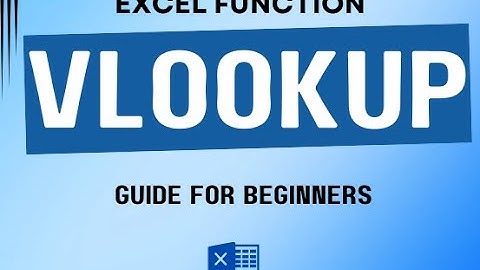 How to Use Excel Function VLOOKUP - Complete Advanced Tutorial Video with Subtitle, 9 Examples