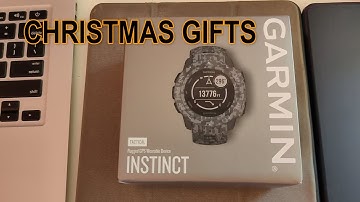 GARMIN INSTINCT CAMO MONTERRA GREY TACTICAL EDITION GPS SMARTWATCH -REVIEW GIFTS FROM MY WIFE