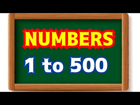 Learn Numbers 1 to 500 _  Counting from 1 to 500 _  Baby Learning India
