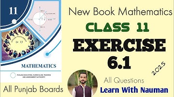 Exercise 6.1 New Book 11 Class Math  2025 || Chapter 6|| Sequences and series