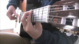 Vignette de la vidéo "My morning finger exercise (Malaguena)- Fingerstyle Guitar Tab"
