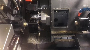 Lico LND42D-S3 Multi-Slide Screw Machine with 3 Slides Cutting Demo