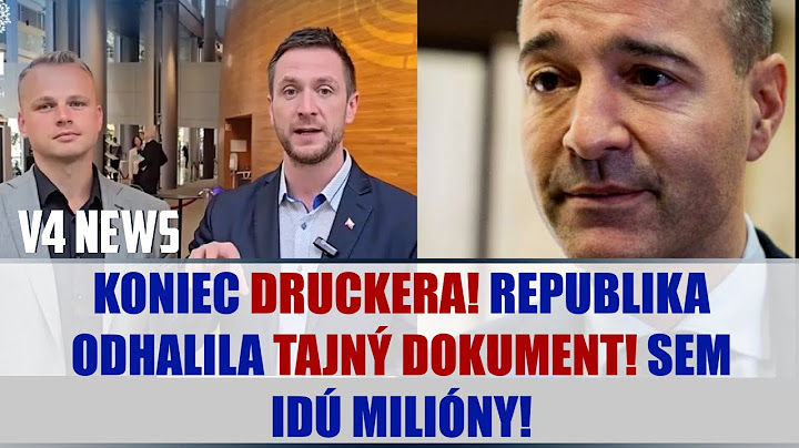TAJNÝ DOKUMENT z  DRUCKEROVHO ministerstva odhalený! UHRÍK S MAZUREKOM šokujú!