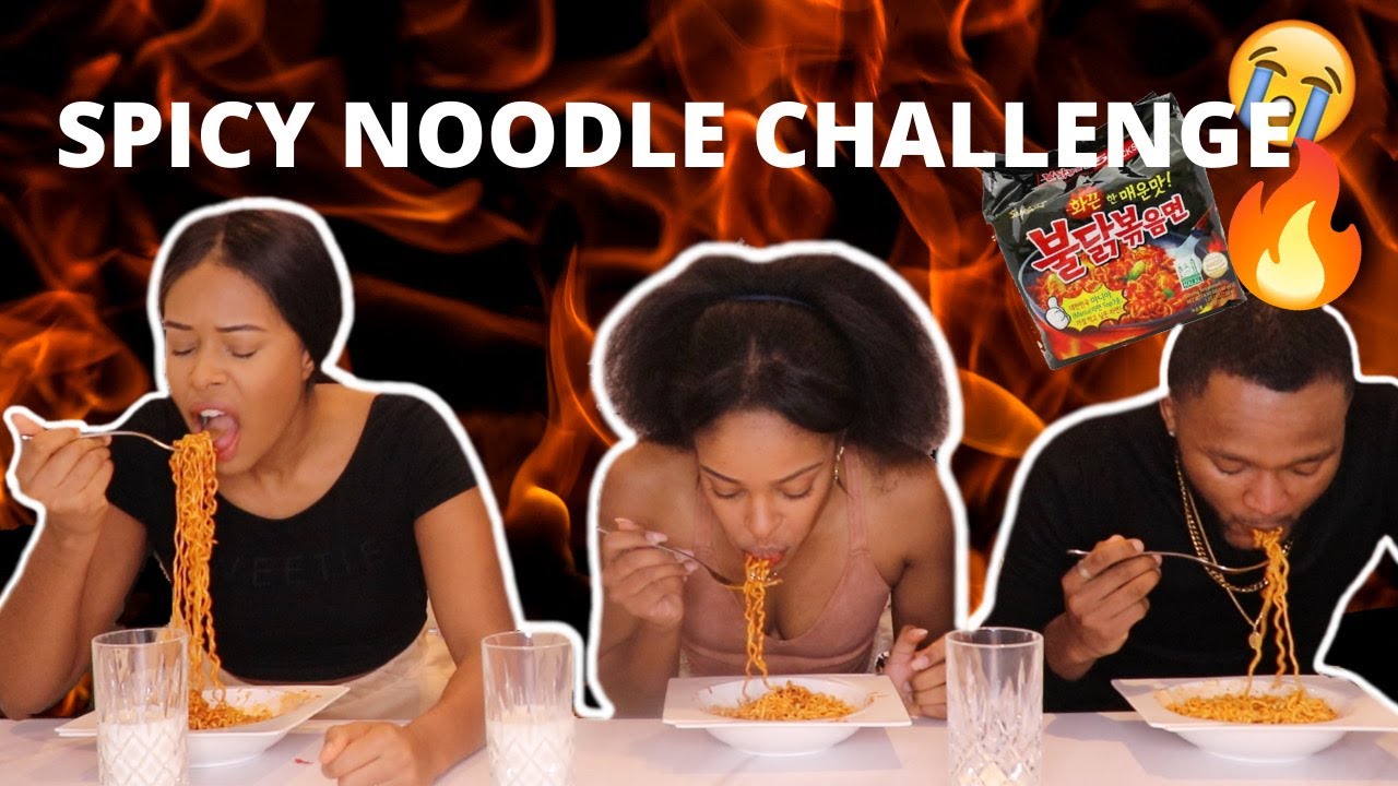 SPICY NOODLES CHALLENGE 2021 😭🔥