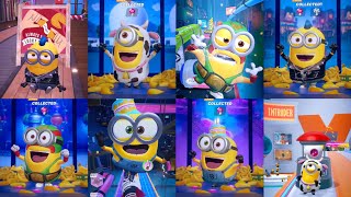 Punk Vs Stooart Vs Sweet Bob Vs Luchador New Minion Rush -O3Y