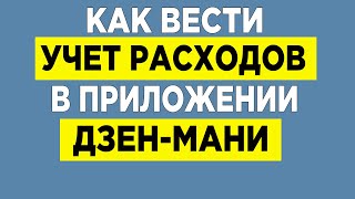 Как вести учет расходов в приложении Дзен-мани