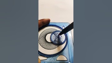 how to make simple spirograph easy drawing satisfying shorts magic ruler how to make simple drawing