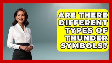 Are There Different Types Of Thunder Symbols? - Weather Watchdog