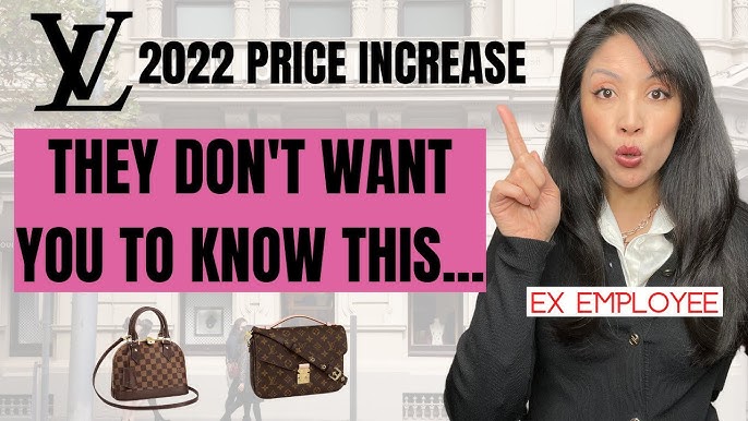 LOUIS VUITTON PRICE INCREASE 2023 😔 Jun vs Aug increase ? LV PRICE  INCREASE Predictions and Trends 