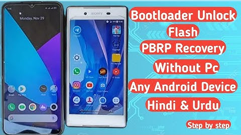 Bootloader unlock and Flash PBRP Recovery (Without any PC) Any Android device Like Realme C3 RMX2020