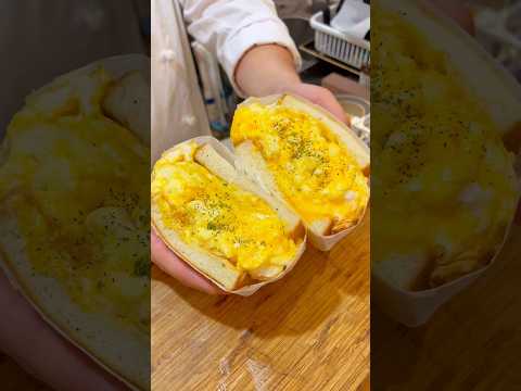 【巨大ふわふわ玉子サンド】こんなにデカいサンドイッチは反則だ！Giant fluffy egg sandwich 大阪グルメ 谷町九丁目