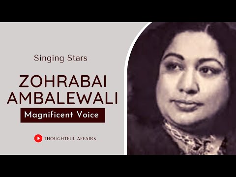 Zohrabai Ambalewali   A Magnificent Voice  Biography in Hindi
