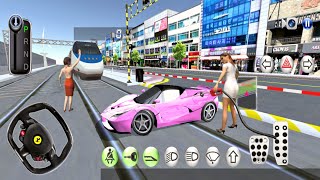 3D Driving class - Ferrari Driving Local Railway Station - Android Gameplay screenshot 5