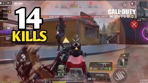 14Kills Intense Fight in KRAI Map COD Mobile | Ghost Eternal Siege | Nubia Red Magic 5G #codm