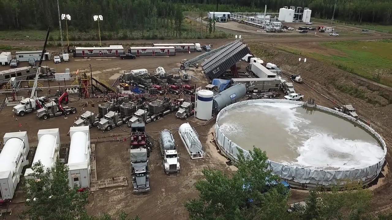 Sour Montney Completion Grovedale AB YouTube