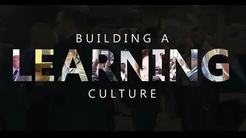 Building a Learning Culture