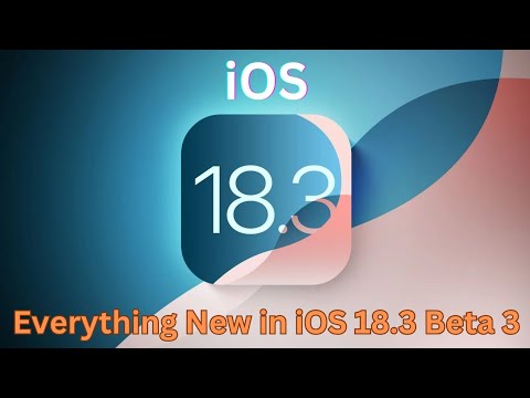 iOS 18.3 Beta 3 Release/ Most Important Features added/ What's New ...